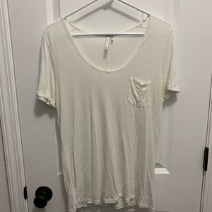 White Banana Republic Pocket Tee